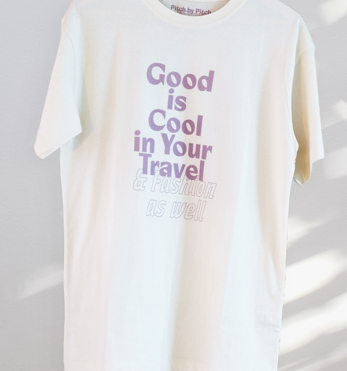 Good is Cool in Travel 오가닉 티셔츠